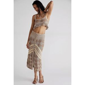 Free People Touch The Sun Crochet Set